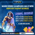 VIP579 : Daftar Situs Slot Online Bonus Freebet Slot 24 Jam Tanpa Deposit